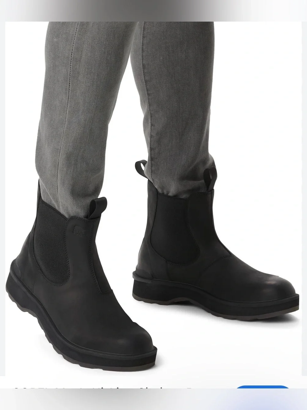 Sorel Black Men’s Chukka Chelsea Boots